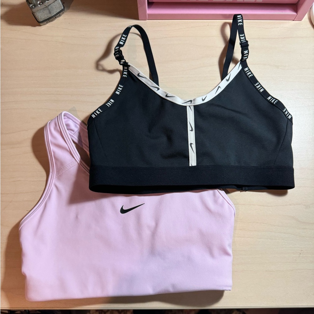 Nike Sport Bra Bundle Small S Pink/Black